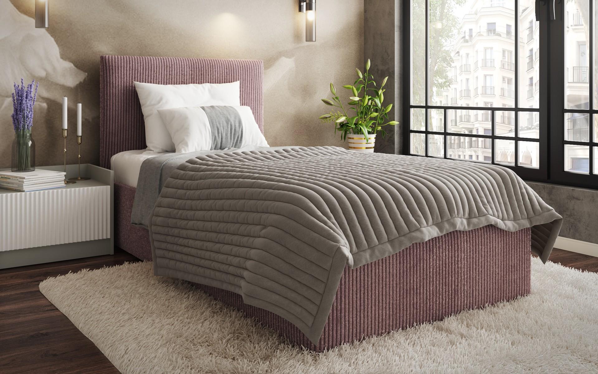 Bed for mattress 90/200 Elite, ash rose  1